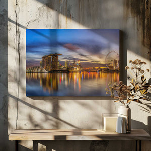 Tablou canvas „Sunset by the Bay” de Zexsen Xie