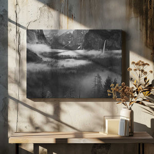 Tablou canvas „Fog Floating In Yosemite Valley” de Hong Zeng