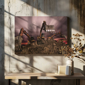 Tablou canvas „Invasion” de Peter Majkut