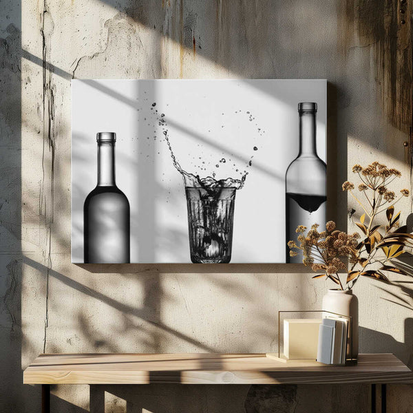 Tablou canvas „bottles game” de Valeriy Kasmasov