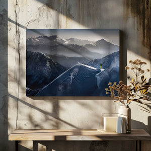 Tablou canvas „Silent Moments before Descent” de Sandi Bertoncelj