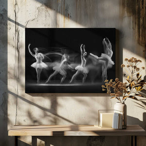 Tablou canvas „Balerina Art Wave” de Antonyus Bunjamin (Abe)