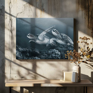 Tablou canvas „Twin dance” de Andrey Narchuk