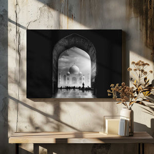 Tablou canvas „Taj Mahal” de Hussain Buhligaha