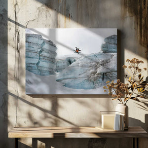 Tablou canvas „Candide Thovex out of nowhere into nowhere” de Tristan Shu