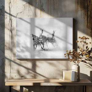 Tablou canvas „ZEBRAS” de Juan Luis Duran