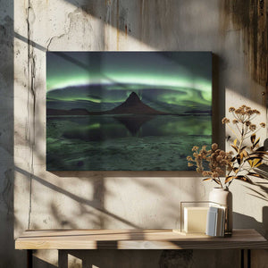 Tablou canvas „Kirkjufell Aurora” de Philip Eaglesfield