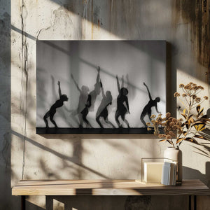 Tablou canvas „Dance is the language of the soul ...” de Yvette Depaepe