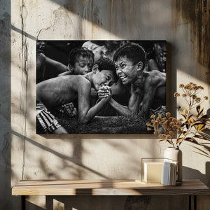 Tablou canvas „Hentakan terakhir” de Adhi Prayoga