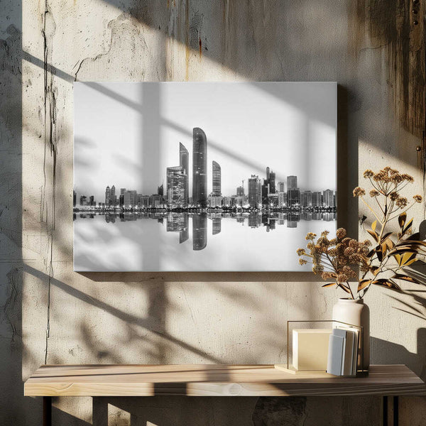 Tablou canvas „Abu Dhabi Urban Reflection” de Akhter Hasan