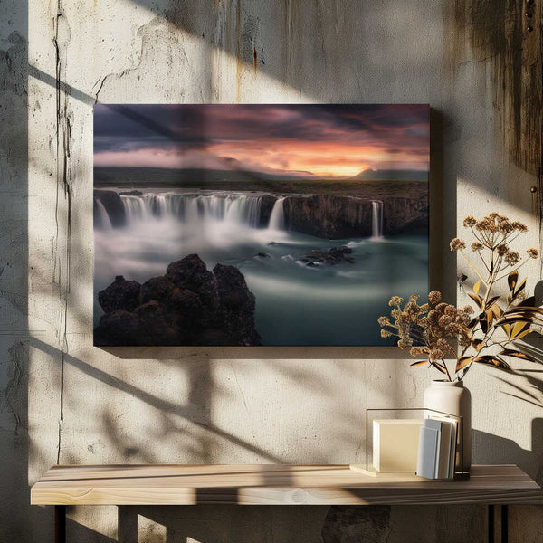 Tablou canvas „Fire and Water” de Stefan Mitterwallner