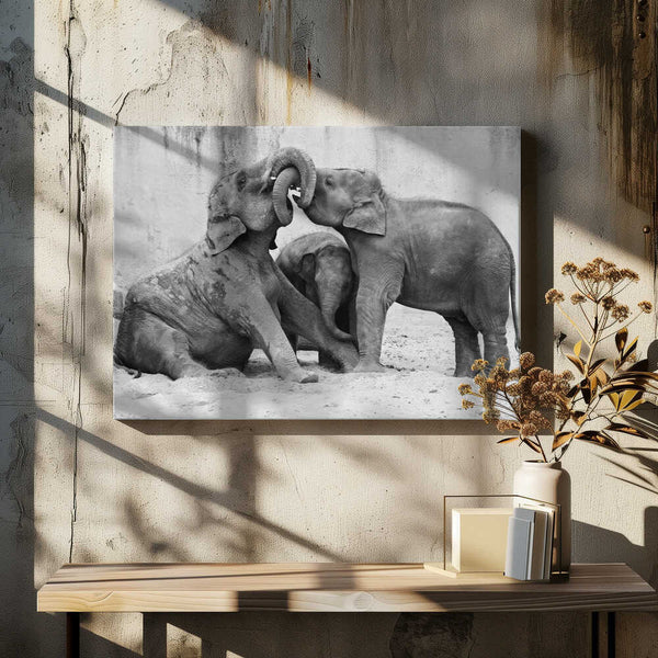 Tablou canvas „MÉNAGE À TROIS” de Antje Wenner-Braun