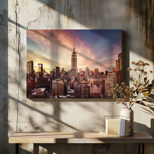 Tablou canvas „Midtown Sunset” de Javier de la Torre