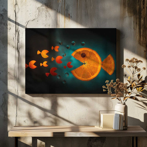 Tablou canvas „Orange fish” de Aida Ianeva