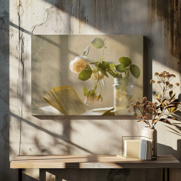 Tablou canvas „Enjoying a Rainy Day” de Delphine Devos