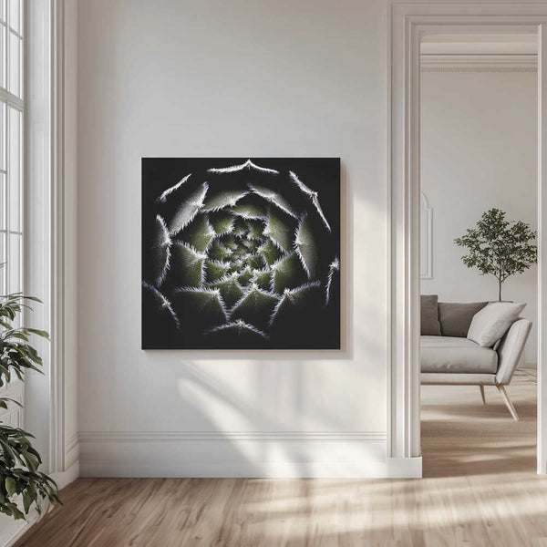 Tablou canvas „Sempervivum Rosette” de Victor Mozqueda