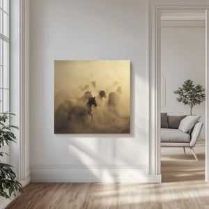 Tablou canvas „migration of horses” de Hüseyin Taşkın