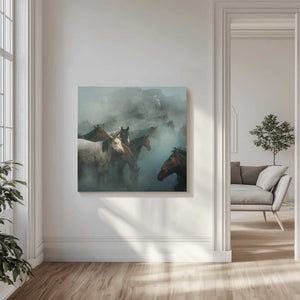 Tablou canvas „lost horses” de Hüseyin Taşkın