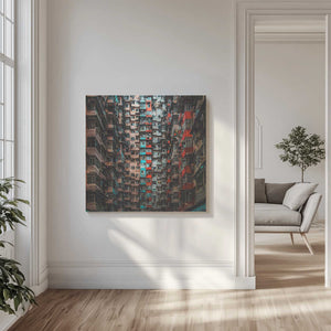 Tablou canvas „Apartments in Hong Kong” de AN POTO