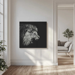 Tablou canvas „Roaring Lion #2” de Christian Meermann