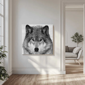 Tablou canvas „Wolf Portrait” de Mircea Costina