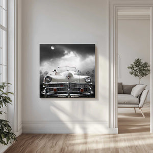 Tablou canvas „White Chrysler” de LARRY BUTTERWORTH