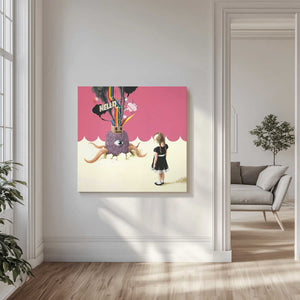 Tablou canvas „Hello Ruby” de Famous When Dead