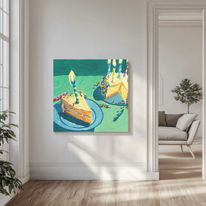 Tablou canvas „Birthday Cake” de Pauline Wegman | Key and Sea Creative