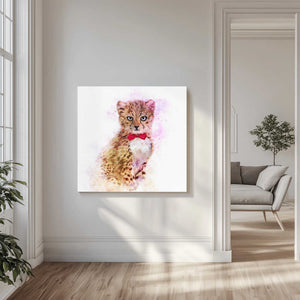 Tablou canvas „Dapper Cheetah Cub” de Emel Tunaboylu