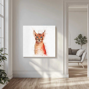 Tablou canvas „Cub's Blue Gaze” de Emel Tunaboylu