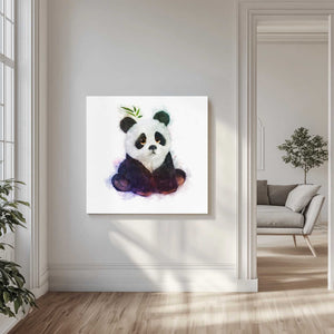 Tablou canvas „Pensive Panda” de Emel Tunaboylu