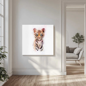 Tablou canvas „Whiskered Wonder” de Emel Tunaboylu