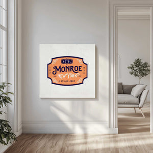 Tablou canvas „Monroe Hotel New York” de The Whiskey Ginger