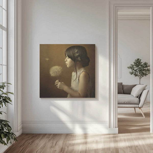 Tablou canvas „A Dandelion Poem” de Svetlana Bekyarova