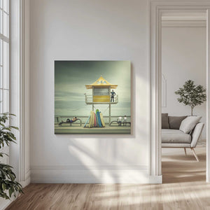 Tablou canvas „The life guard” de Adrian Donoghue