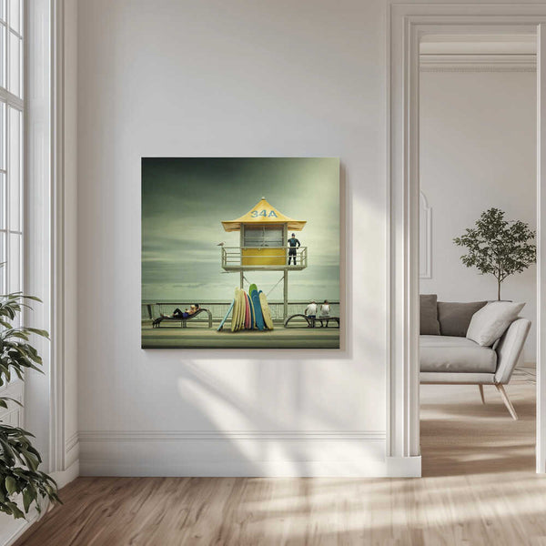 Tablou canvas „The life guard” de Adrian Donoghue