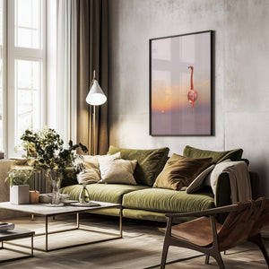 Tablou înramat „sunset ...” de Anna Cseresnjes