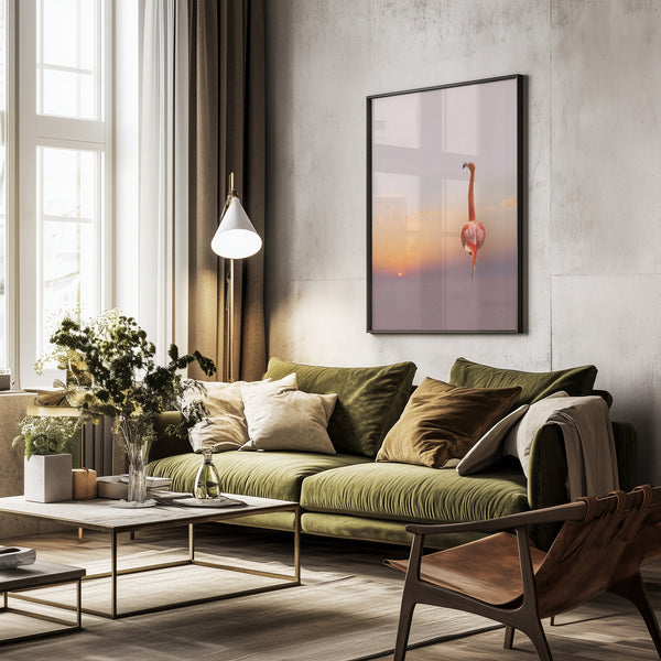 Tablou înramat „sunset ...” de Anna Cseresnjes