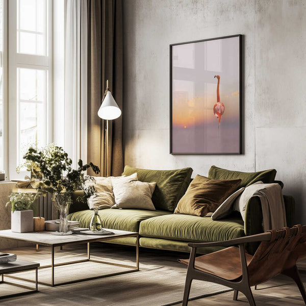 Tablou înramat „sunset ...” de Anna Cseresnjes