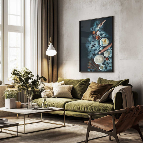 Tablou înramat „Baking for stargazers” de Dina Belenko