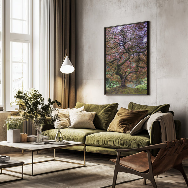 Tablou înramat „Japanese Maple Tree” de Mike Centioli