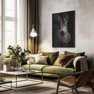 Tablou înramat „The Zebra” de WildPhotoArt
