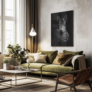 Tablou înramat „The Zebra” de WildPhotoArt