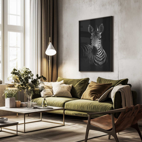 Tablou înramat „The Zebra” de WildPhotoArt