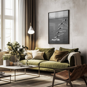 Tablou înramat „The beauty of diving” de Greetje van Son