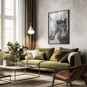 Tablou înramat „The Foal” de Jacky Parker