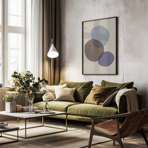 Tablou înramat „Organic Shapes 05” de Pictufy Studio
