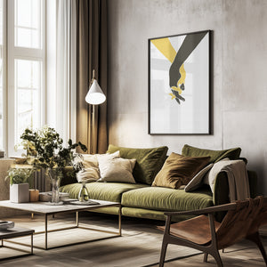 Tablou înramat „Holding Hands” de Pictufy Studio II