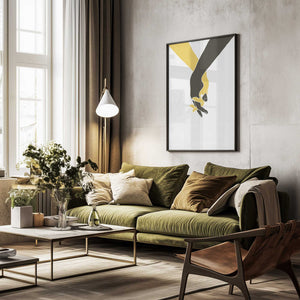 Tablou înramat „Holding Hands” de Pictufy Studio II