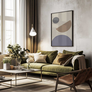 Tablou înramat „Geometrical Shapes” de Pictufy Studio